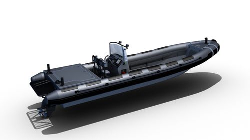 Barco profesional barco utilitario - MRD1000 - Madera Ribs - intraborda / embarcación neumática semirrígida