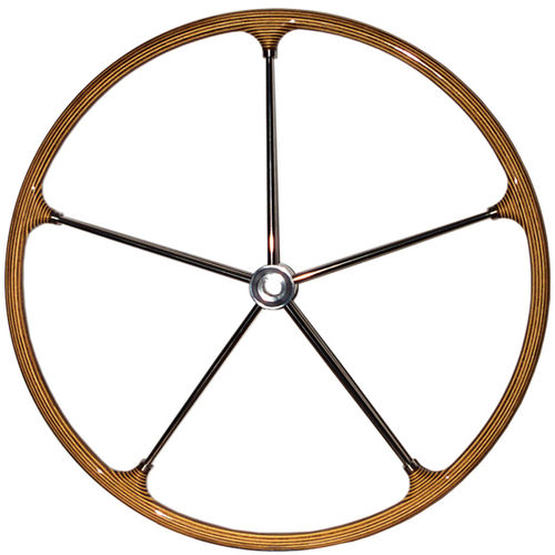 Rueda de timón para velero - V2A - TCE-Engineering - de teca / fibra de vidrio / de acero inoxidable