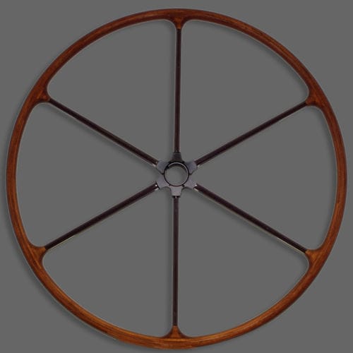 Rueda de timón para velero - TCE-Engineering - de teca / de carbono / racing