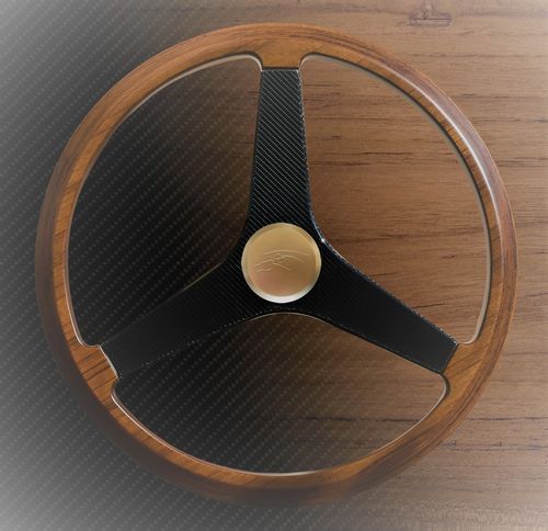 Volante para barco de motor de teca - Motoryacht 560 - TCE-Engineering