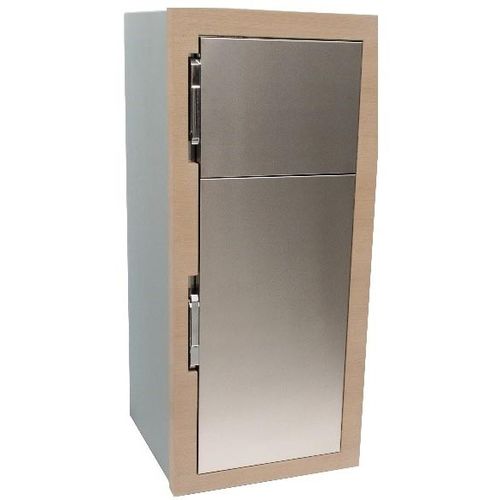 Refrigerador con congelador para yate - Frigonautica - empotrable / de carga delantera / de acero inoxidable
