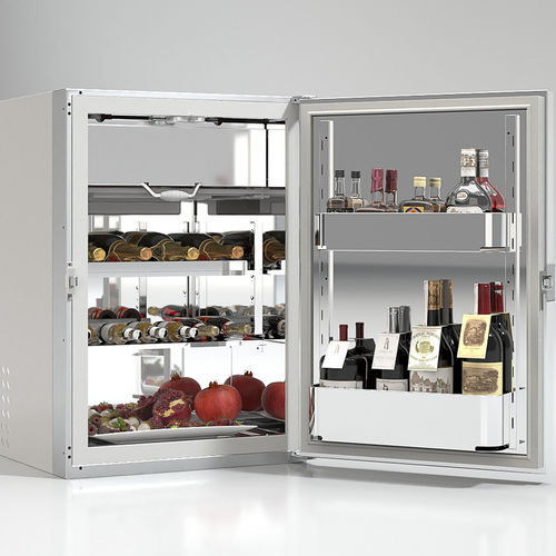 Refrigerador con congelador para barco - FR130RC - Frigonautica - para yate / empotrable / de carga delantera