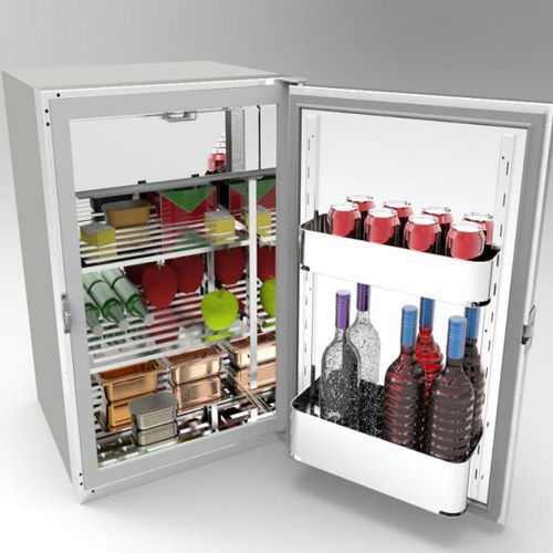 Refrigerador para barco - FR130AC - Frigonautica - para yate / empotrable / de carga delantera