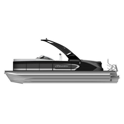 Barco pontón fueraborda - LX 25 SRS - Manitou Pontoon Boats - híbrido / tri-tube / open