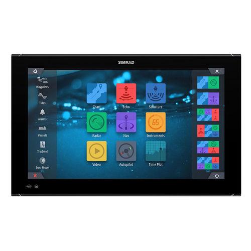 Pantalla para barco - NSO evo3 - Simrad Yachting - sistema de navegación / para sónar / radar