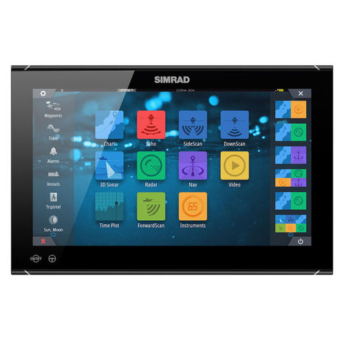 Pantalla para barco - NSO evo3S - Simrad Yachting - sistema de navegación / de control / para sónar