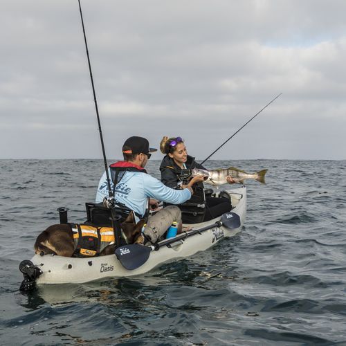 Kayak sit-on-top - MIRAGE OASIS - Hobie Kayak - de recreo / de pesca / de mar