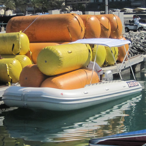 Embarcación neumática fueraborda - 5.1 M - ASIS BOATS - plegable / open / 11 personas máx.