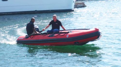 Embarcación neumática fueraborda - 4.8 M - ASIS BOATS - plegable / open / de salvamento