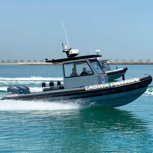 Embarcación neumática RHIB - 8 M - ASIS BOATS - rápida / multiusos / de salvamento