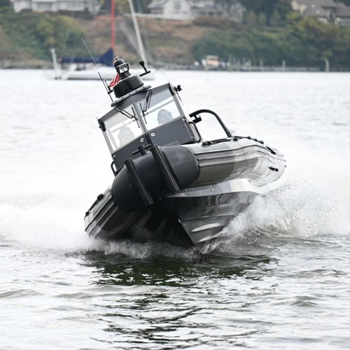 Embarcación neumática fueraborda - 9.5 M - ASIS BOATS - RHIB / rápida / multiusos