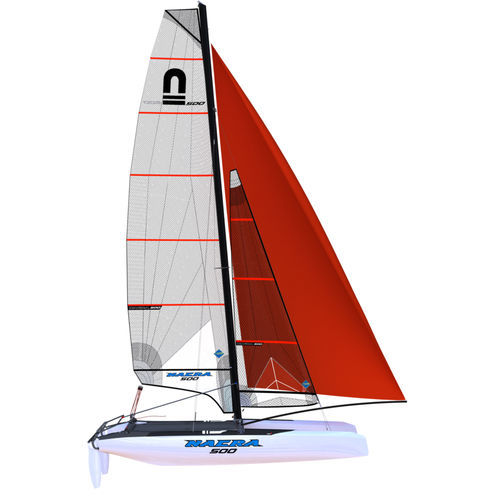 Catamarán deportivo de recreo - 500 MK2 - Nacra Sailing - para escuela / individual / con dos trapecios