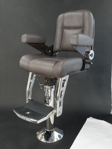 Asiento piloto - 316 L Stainless - STIDD SYSTEMS - para operador / para yate / con reposabrazos