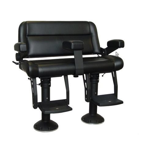 Asiento piloto - 1200W - STIDD SYSTEMS - para barco / con reposabrazos / 2 plazas