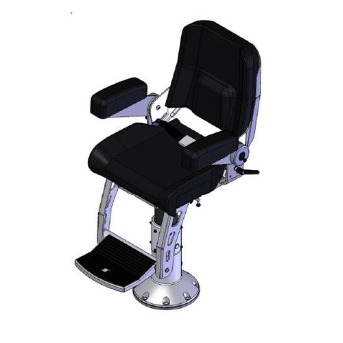 Asiento piloto - 500-200-V5 - STIDD SYSTEMS - para barco / con reposabrazos / ajustable
