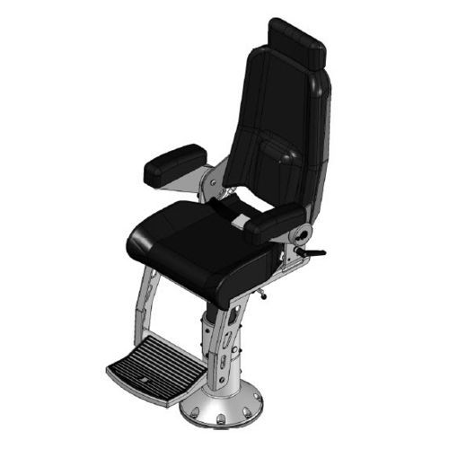 Asiento piloto - 500NH-V5 - STIDD SYSTEMS - para barco / con reposabrazos / ajustable