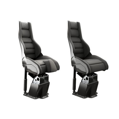 Asiento piloto - Atlantic Crew - ULLMAN DYNAMICS - envolvente / para operador / tipo jockey
