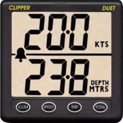 Visualizador para barco - Clipper Duet - Nasa Marine - para velero / de velocidad / de profundidad