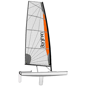 Barco de vela ligera individual - Benji 380 R2 Trophy master - Gehull centreboards - skiff / de regata / de recreo