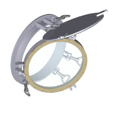 Portillo redondo - L/RB - Bohamet - para buque / abrible