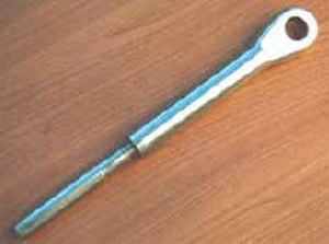 Terminal para jarcia firme roscado - 698X / 699X - Garelli - de ojillo