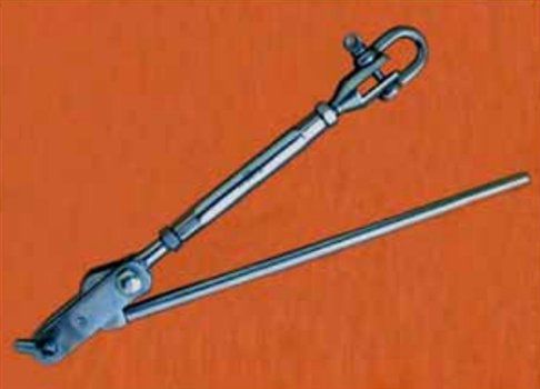Tensor cuerpo cerrado - KANDAR - Garelli - con clavija / clavija articulada / para varilla de jarcia