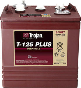Batería marina - T-125 PLUS - Trojan Battery Company - 6V / plomo / de ciclo profundo
