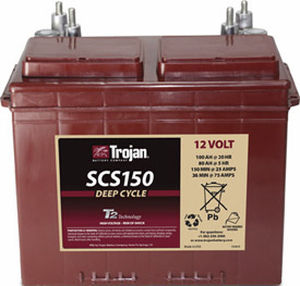 Batería marina - SCS150 - Trojan Battery Company - 12 V / ácido-plomo / plomo