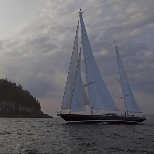 Yate de vela de crucero - DELTA HOUSE - Hodgdon Yachts - clásico / con popa abierta / queche
