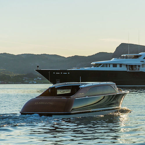 Runabout intraborda - 8.5 LIMOUSINE  - Hodgdon Yachts - open / con consola central / con camarote