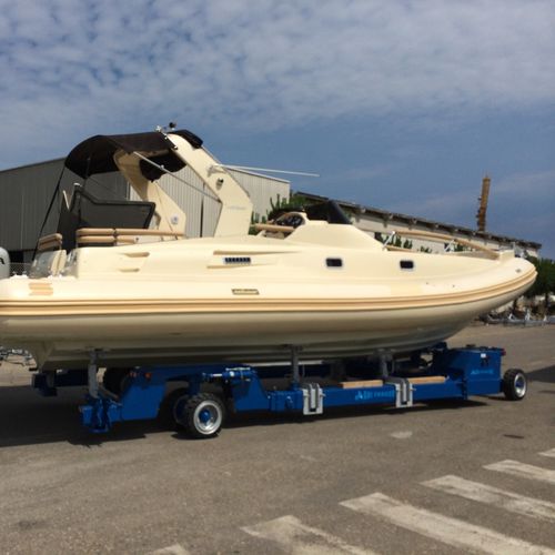 Remolque de manipulación - MBT 15 - ABI TRAILERS - para barco / para astillero naval / autopropulsado
