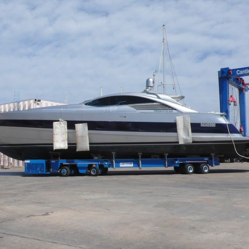 Remolque de manipulación - MBT 80 - ABI TRAILERS - para barco / para astillero naval / autopropulsado