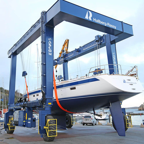 Travel lift controlado a distancia - BHT 85 - ABI TRAILERS - con tracción en las cuatro ruedas