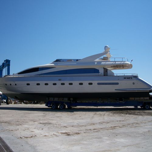 Remolque de manipulación - MBT 100 - ABI TRAILERS - para barco / para astillero naval / autopropulsado