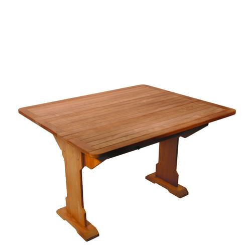 Mesa para barco - Alderney - ARC Marine - plegable / de teca