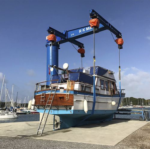 Grúa portuaria - JIB 15 - 4 HOISTS - ASCOM - para astillero naval / para puerto deportivo / de mástil
