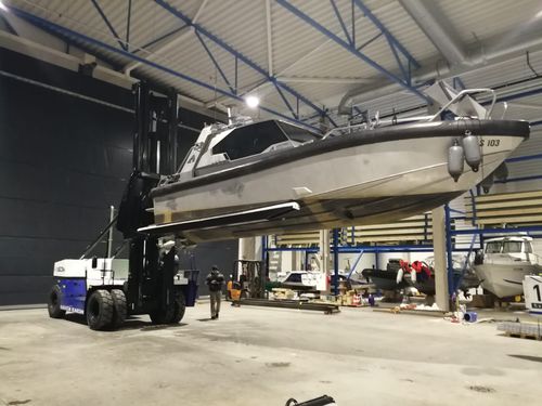 Carretilla elevadora para astillero naval - 2.2 - ASCOM - para barco