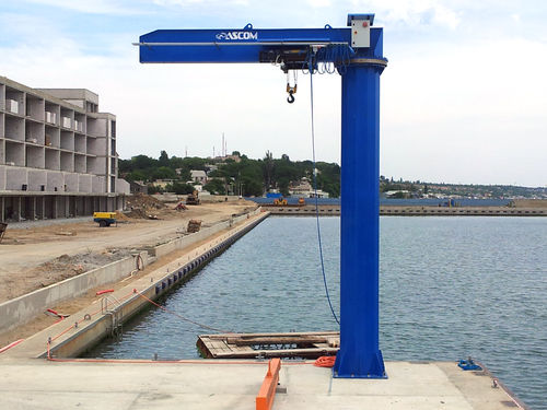 Grúa para puerto deportivo - JIB 5 - ASCOM - pluma giratoria