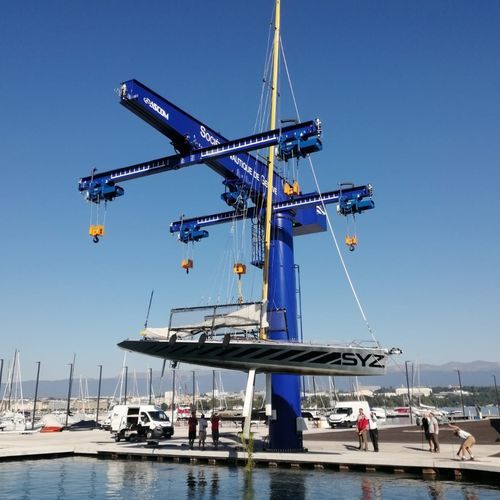Grúa para puerto deportivo - JIB 32 - ASCOM - de mástil