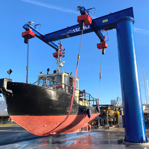 Grúa para astillero naval - JIB 20 - 4 HOISTS - ASCOM - para puerto deportivo / para carga pesada / de mástil