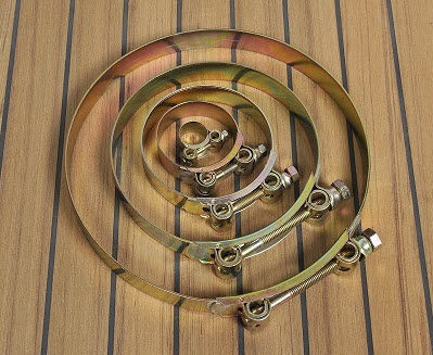 Sujetador de acero inoxidable para barco - Halyard