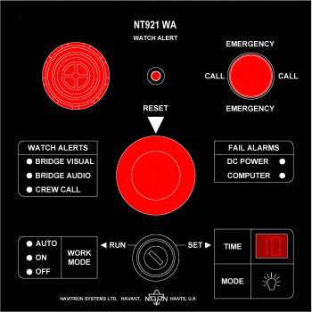 Sistema de alarma para buque - NT921WA - Navitron - de supervisión