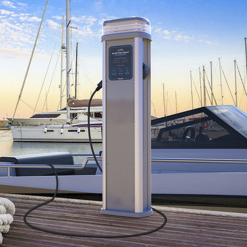 Torreta eléctrica - Rolec Services - de recarga eléctrica / para pantalán / para puerto deportivo