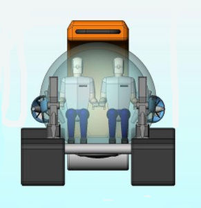 Submarino de uso profesional - REEF ROVER - DOER  Marine