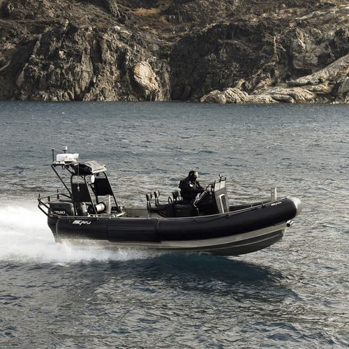 Barco profesional barco utilitario -  SRA 900 OB - Zodiac Milpro International - fueraborda / de aluminio / embarcación neumática semirrígida
