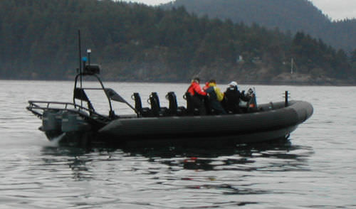 Barco profesional fueraborda - ZH 920 CDO - Zodiac Milpro International - de aluminio / embarcación neumática semirrígida