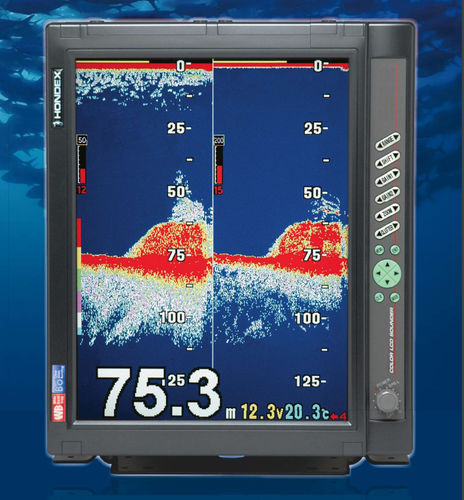 Ecosonda para barco - HE-7300-WB-Bo - Hondex - multihaz / bifrecuencia / digital