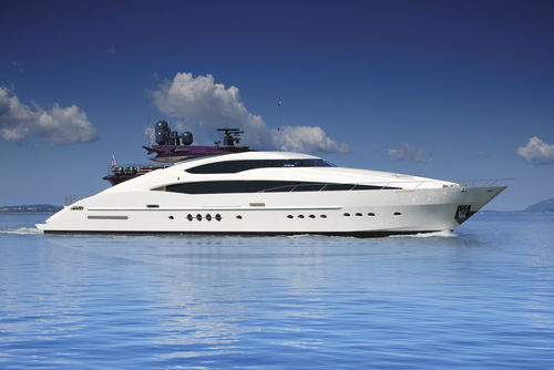 Megayate de deporte - 150 - Palmer Johnson - raised pilothouse / con 4 camarotes / de semidesplazamiento
