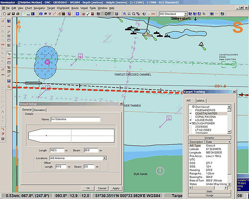 Carta náutica electrónica conforme ECDIS - NAVMASTER PILOT - PC Maritime