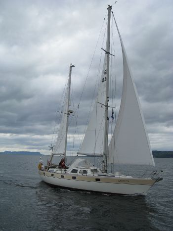 Botavara para velero - Jeckells - enrollador